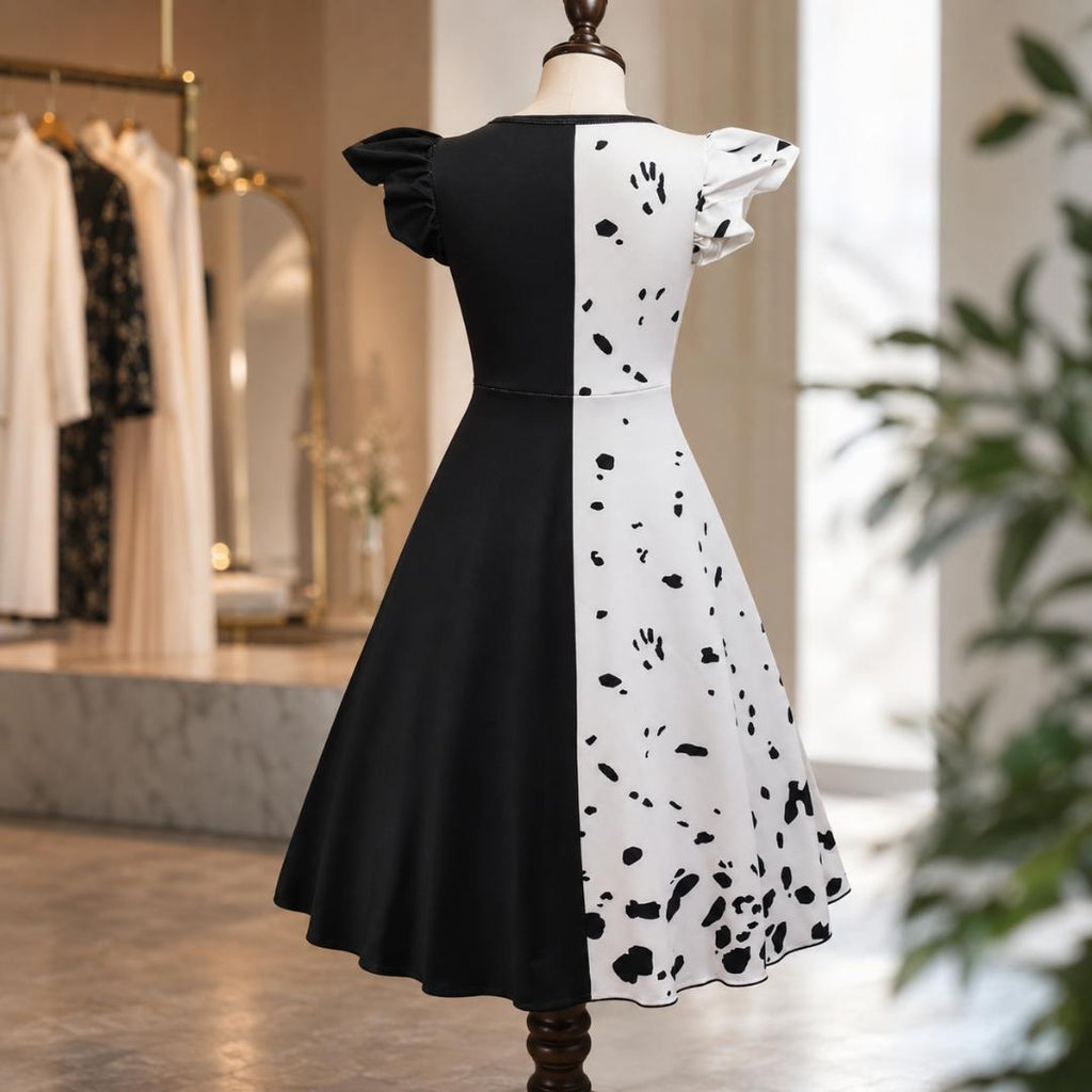 Halloween Costumes Kids Spotted Party Dress Outfit