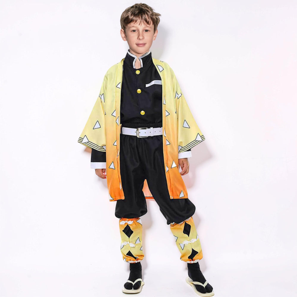 Kids Costume Kimono Outfit Dress Up Party Performance Set