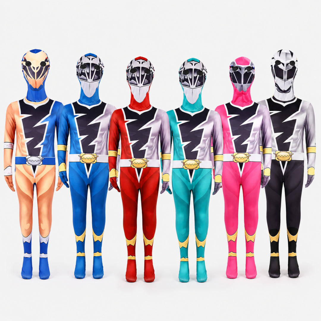 Kids Costume Superhero Jumpsuit Helmet Roleplay Outfit