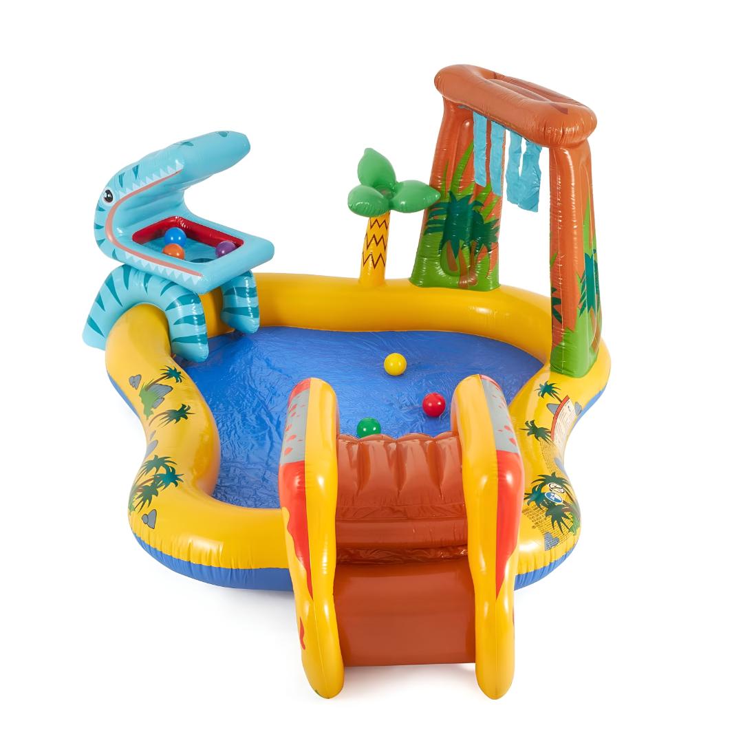 Inflatable Pool Kids Slide Water Play Center Backyard Splash
