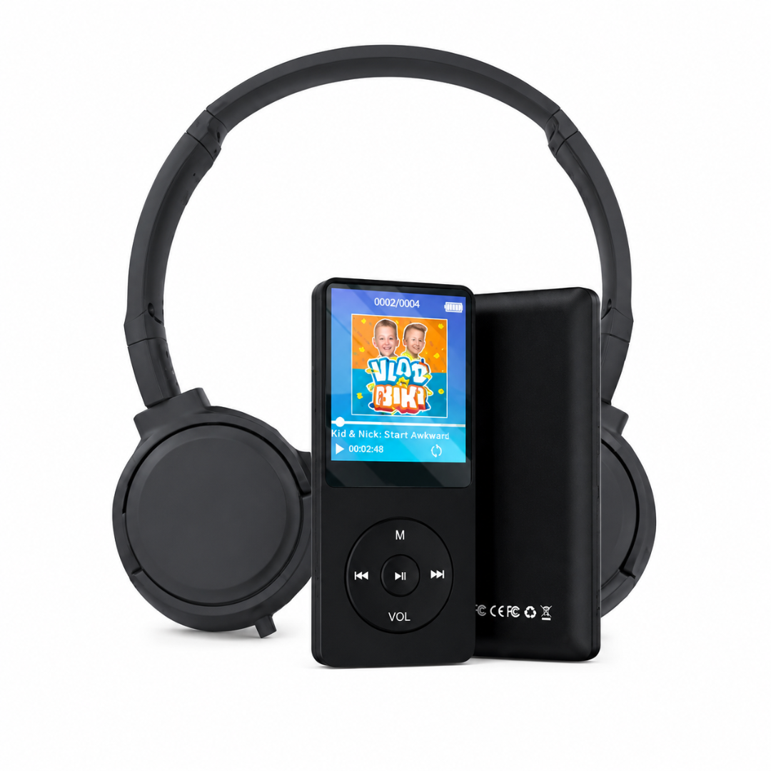 MP3 Player Kids Portable Music Player Headphones
