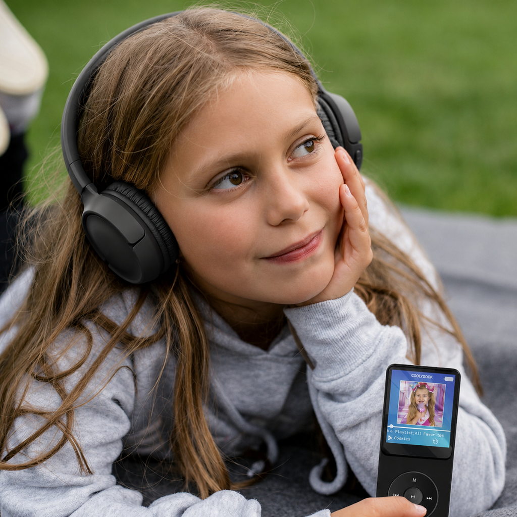 MP3 Player Kids Portable Music Player Headphones