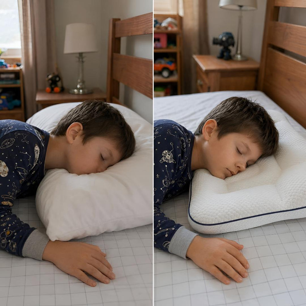 Kids Pillow Posture Support Sleep Cushion Neck Rest