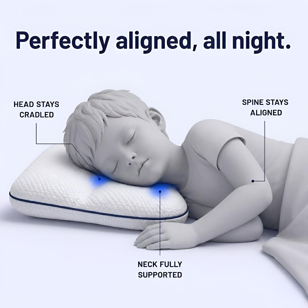 Kids Pillow Posture Support Sleep Cushion Neck Rest