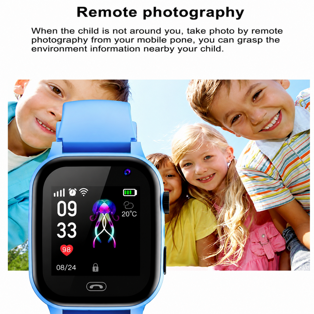 Smartwatch Kids GPS Tracking Calling Camera Watch