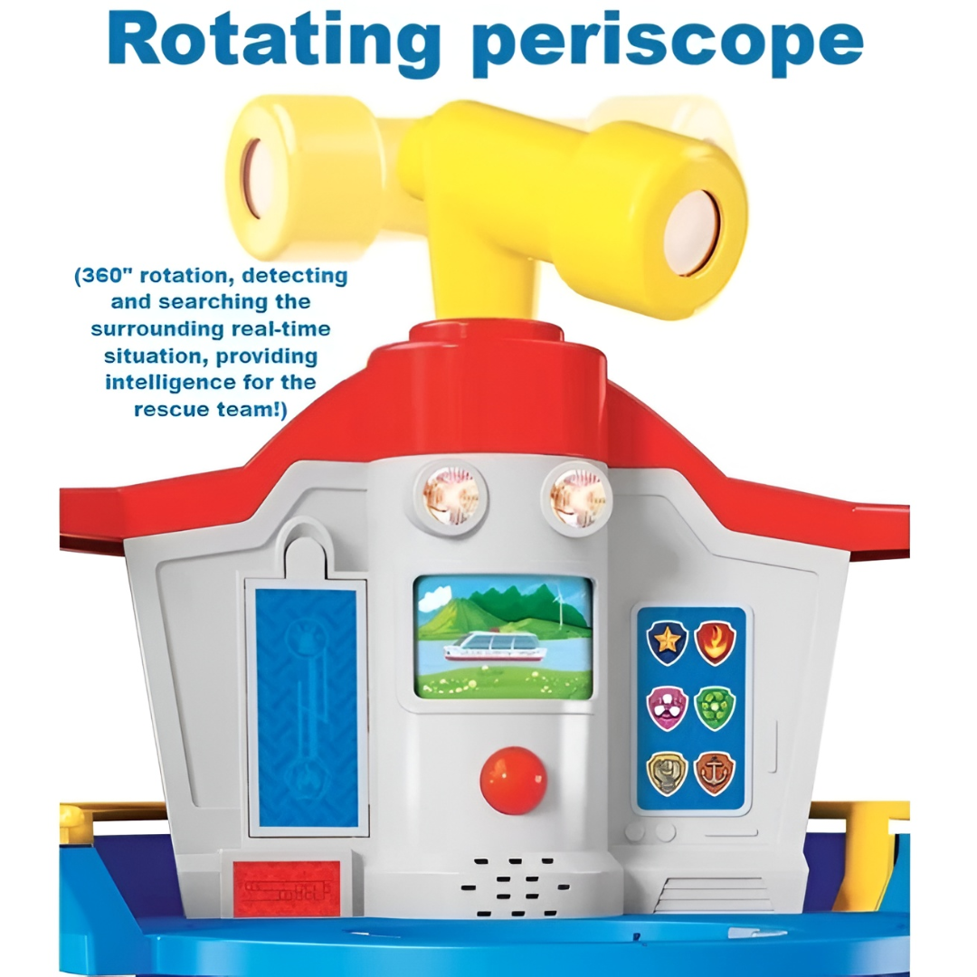 Toy Set Rescue Tower Slide Car Activity Playset