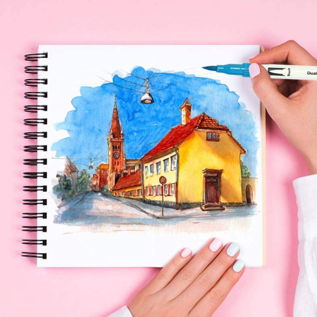 Marker Pens Dual Tip Brush Art Set