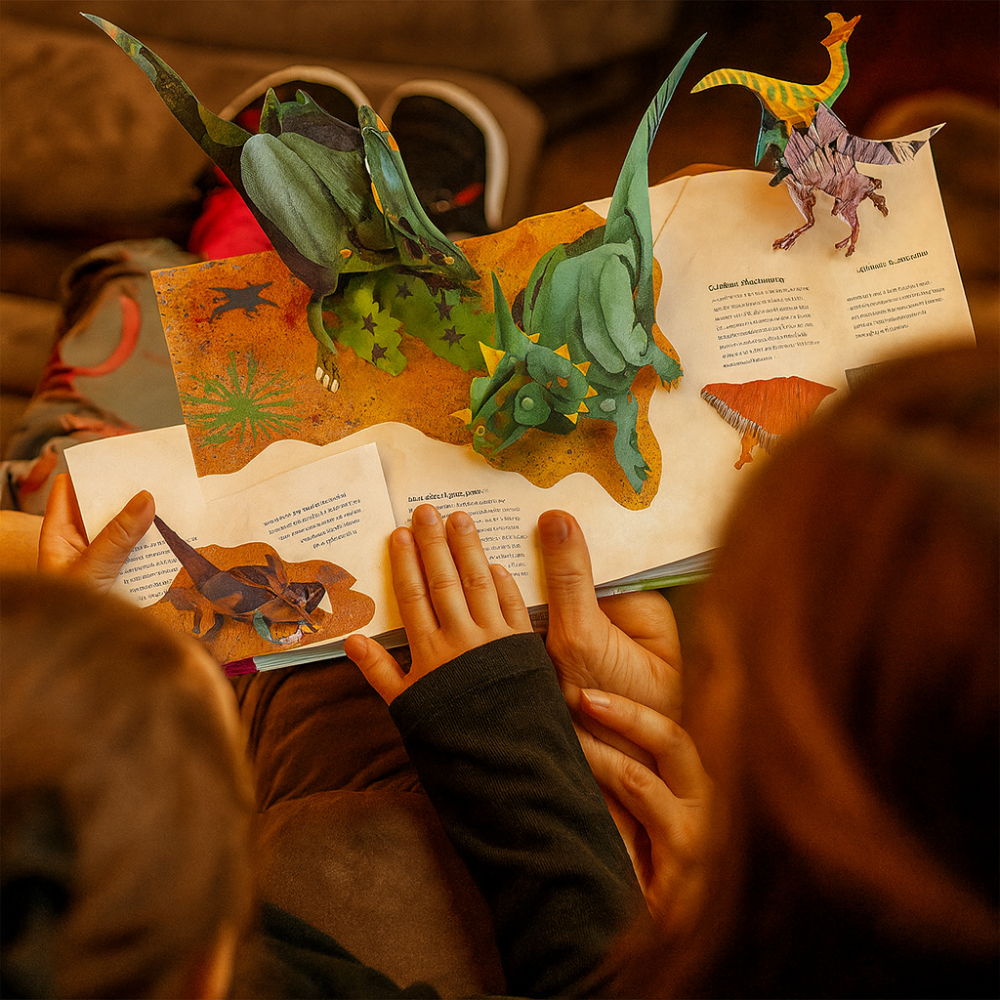 Dinosaur Book Kids 3D Pop Up Educational Science Gift
