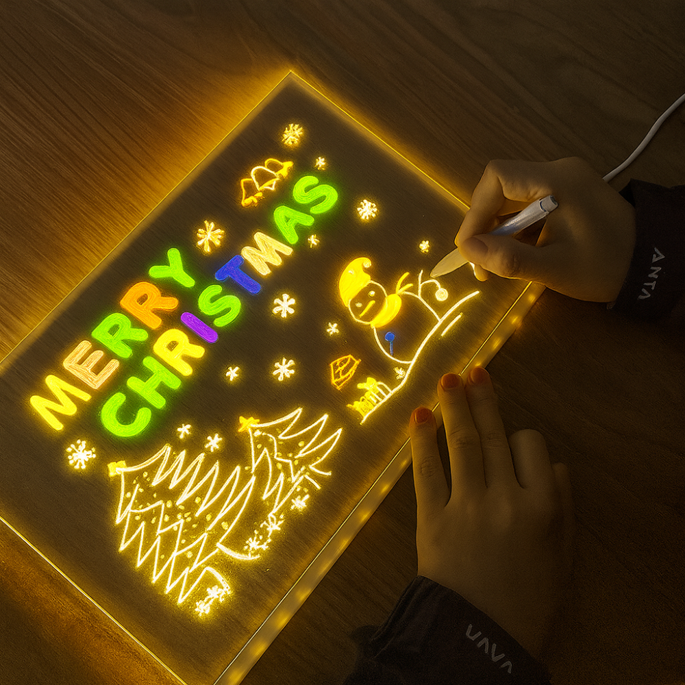 Drawing Board Kids LED Acrylic Tracing Tablet Art Toy
