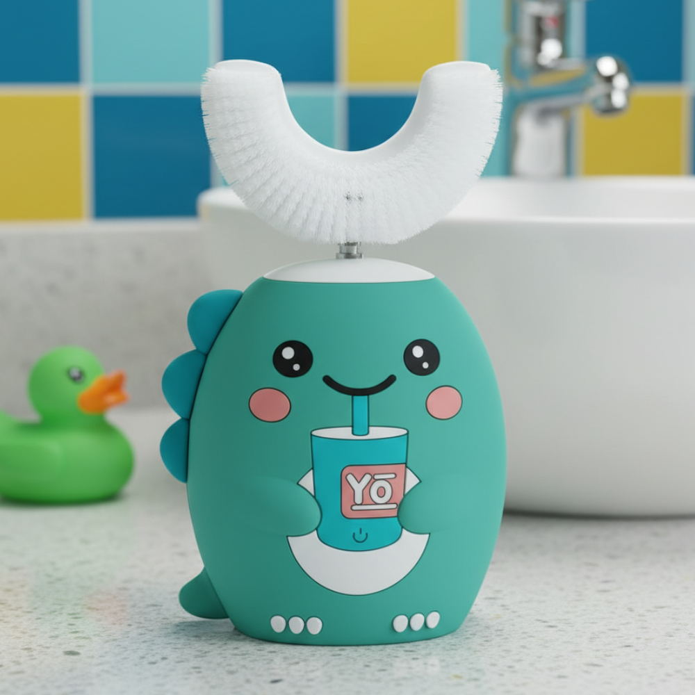 Electric Toothbrush Kids U Shape Rechargeable Dental Care
