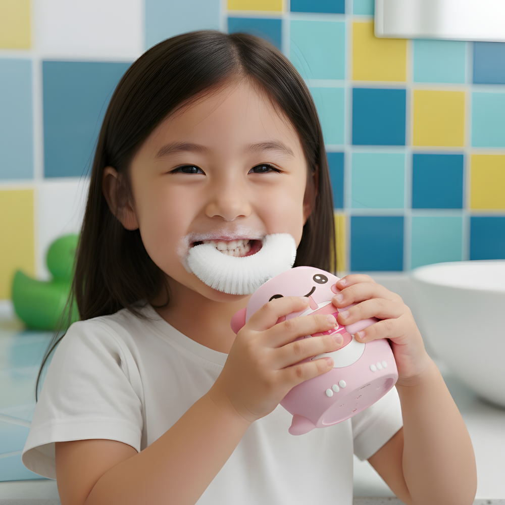 Electric Toothbrush Kids U Shape Rechargeable Dental Care