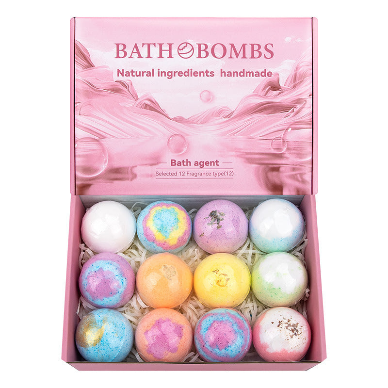Bath Bombs Kids Colorful Fizzy Bubble Bath Toy Set