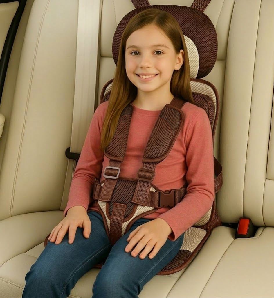 Car Seat Booster Foldable Child Travel Harness Seat