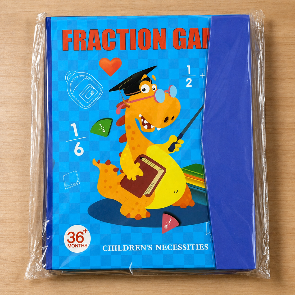 Math Game Kids Magnetic Fraction Learning Board