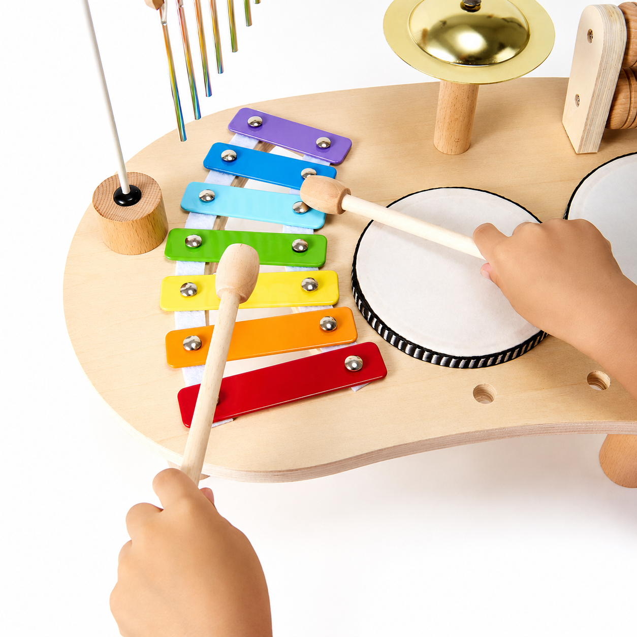 Musical Instruments Kids Wooden Toddler Music Set