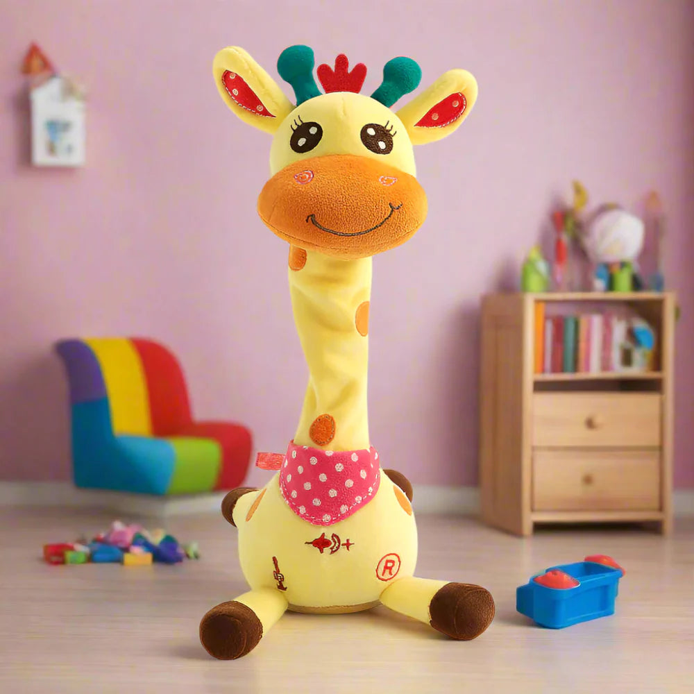 Plush Toy Musical Dancing Giraffe Singing Kids Toy