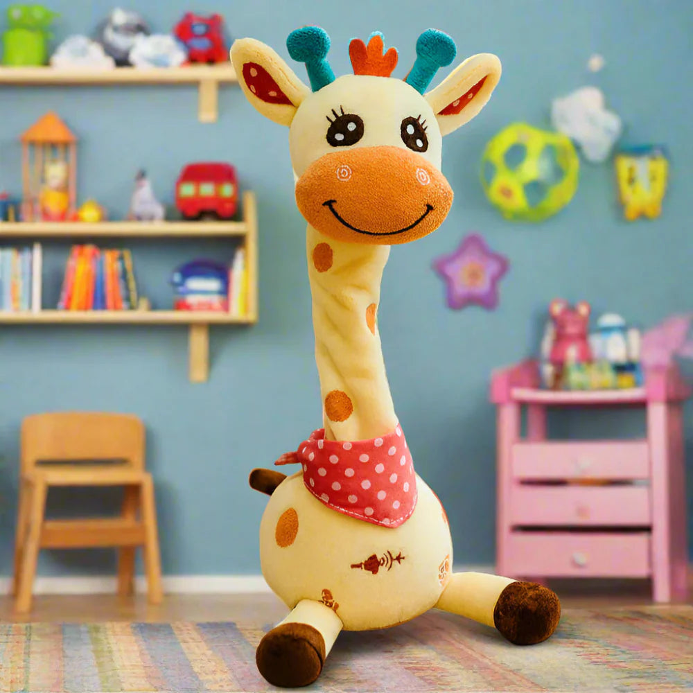 Plush Toy Musical Dancing Giraffe Singing Kids Toy