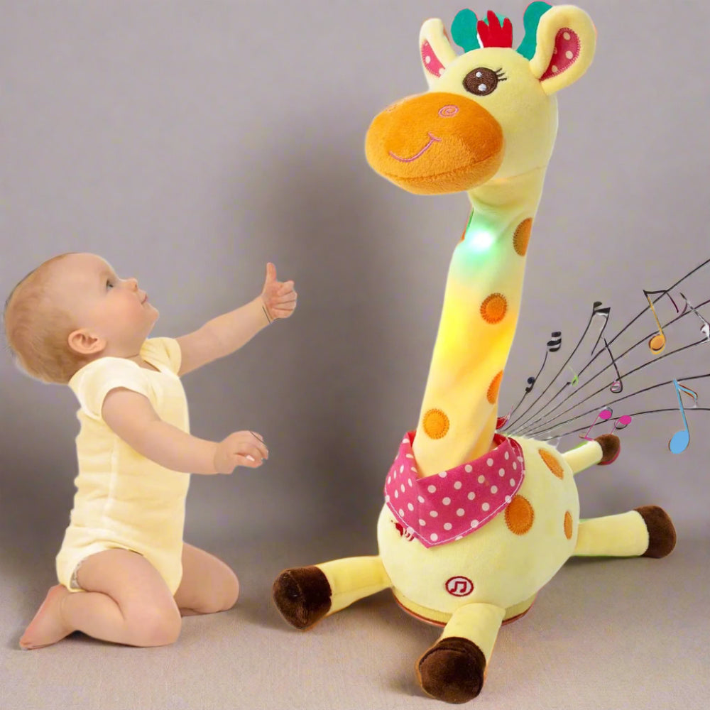 Plush Toy Musical Dancing Giraffe Singing Kids Toy