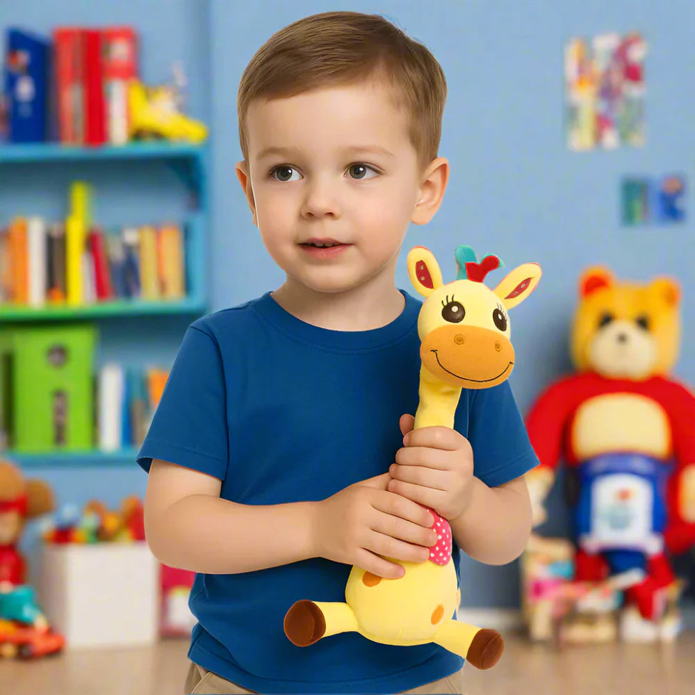 Plush Toy Musical Dancing Giraffe Singing Kids Toy