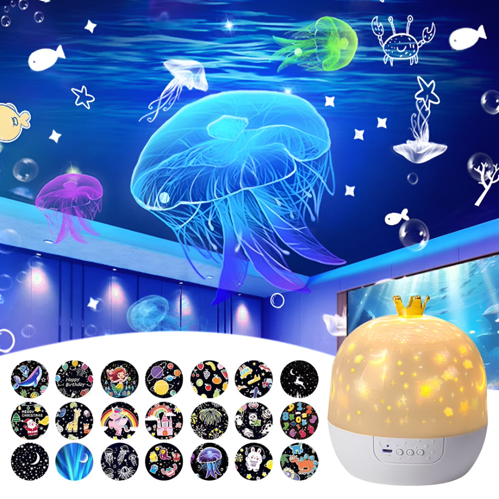 Night Light Projector Star Ceiling Lamp Kids Bedroom Glow