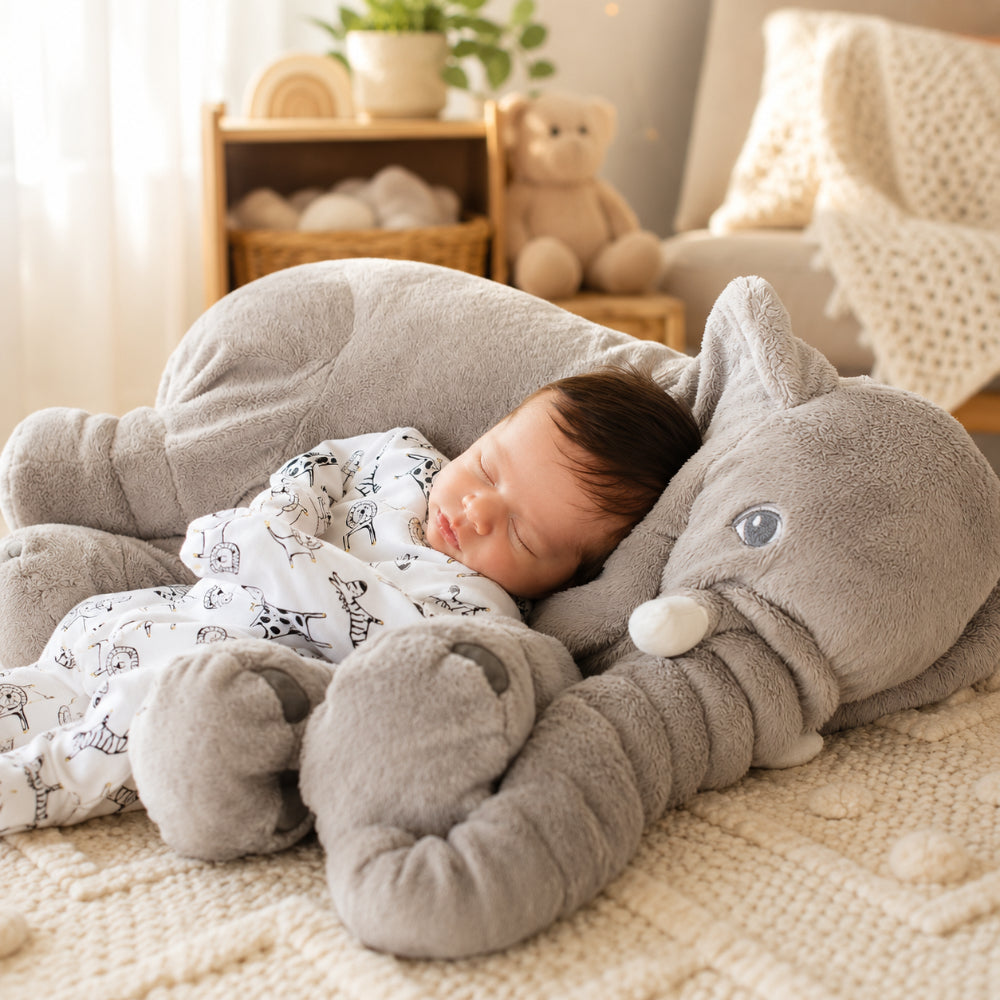 Stuffed Animals Elephant Plush Toy Nursery Pillow