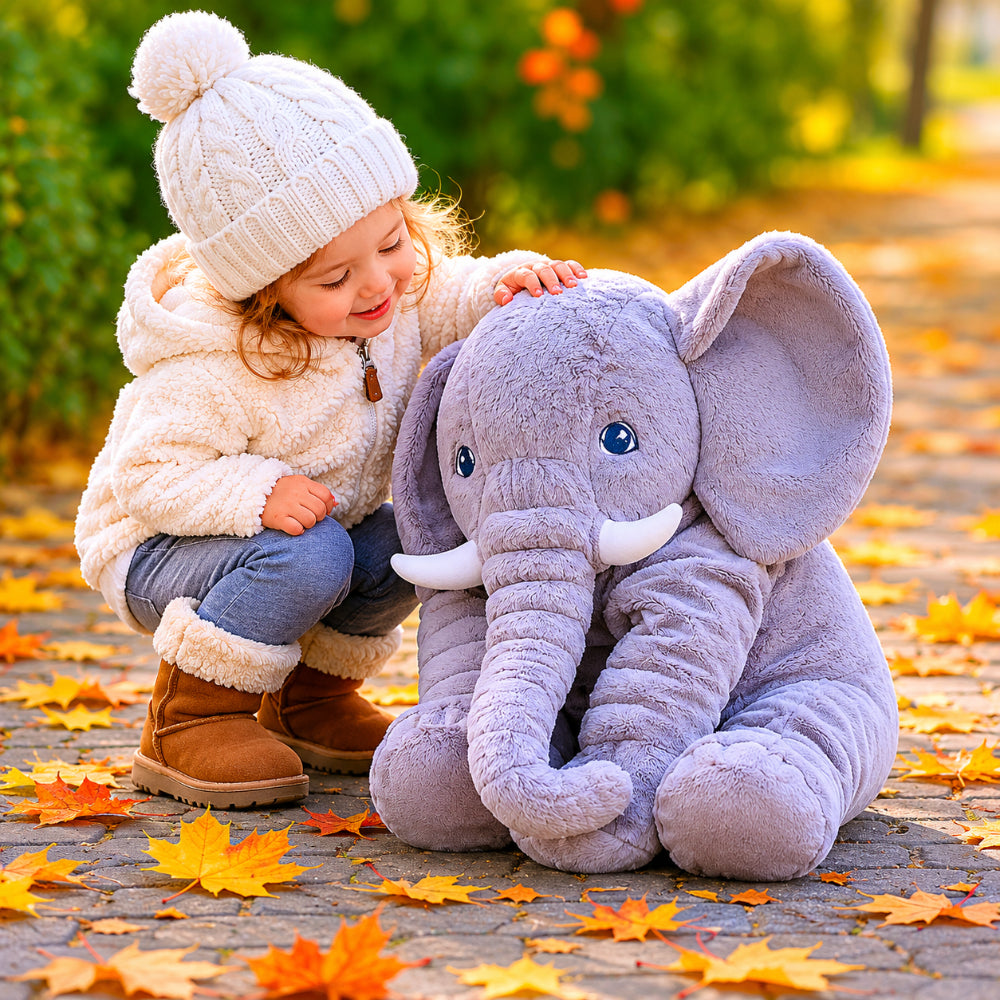 Stuffed Animals Elephant Plush Toy Nursery Pillow