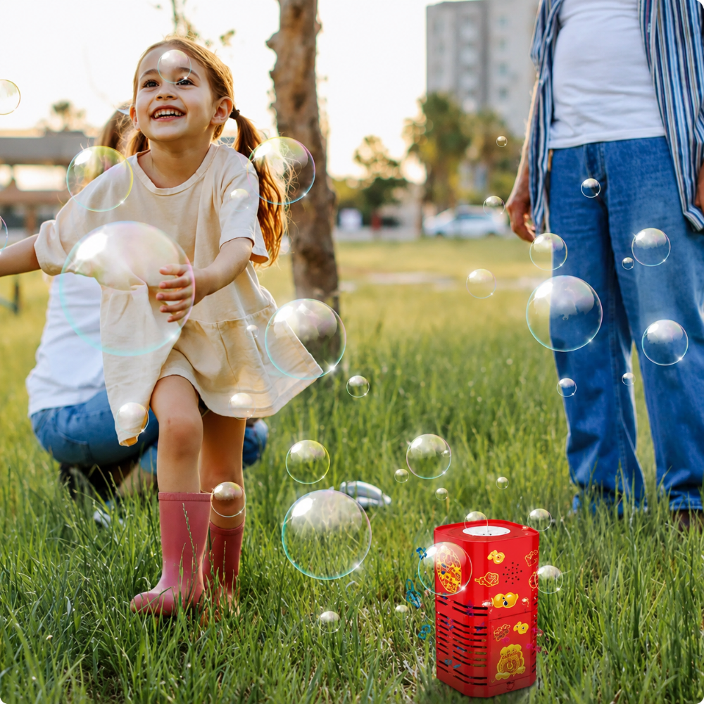 Bubble Machine Automatic Bubble Maker Kids Party Toy