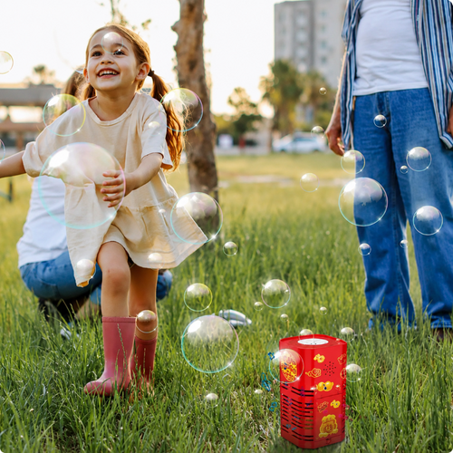 Bubble Machine Automatic Bubble Maker Kids Party Toy