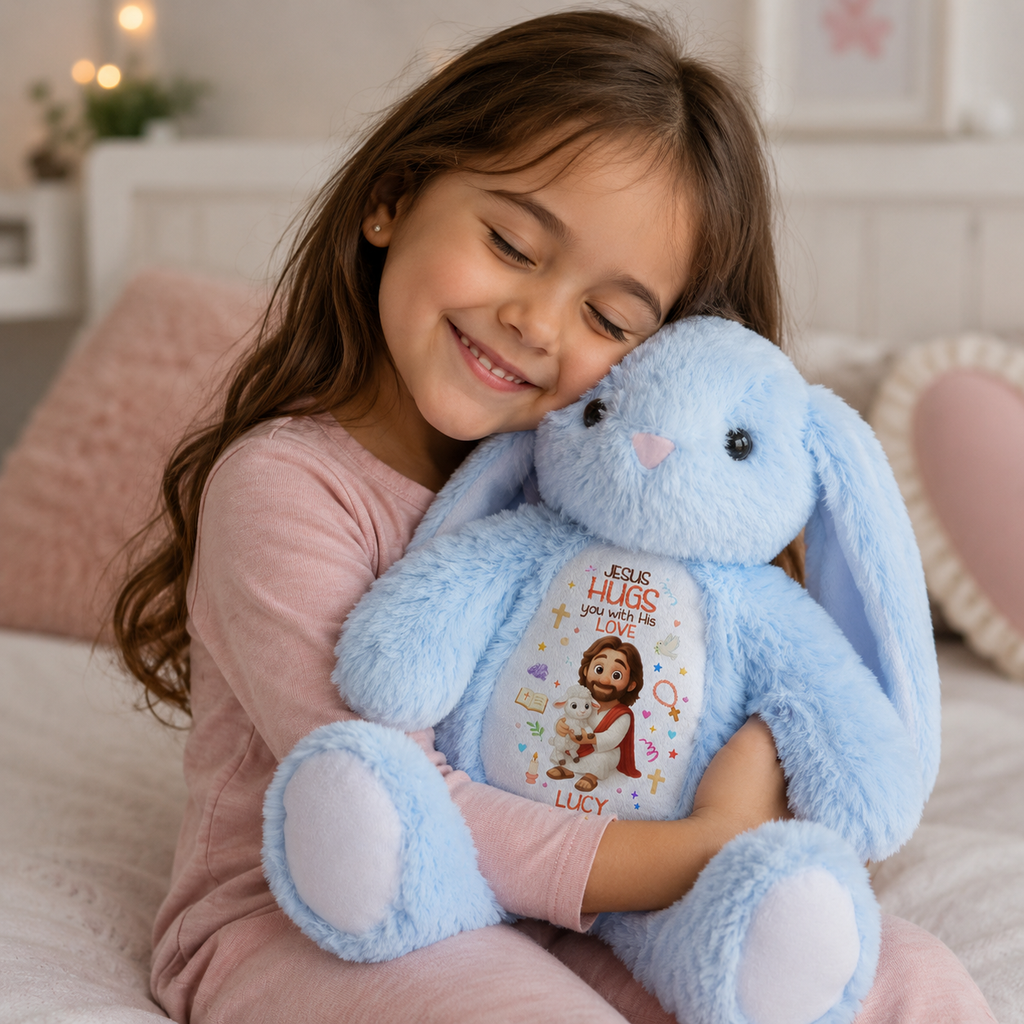 Stuffed Animal Personalized Bunny Plush Toy Gift