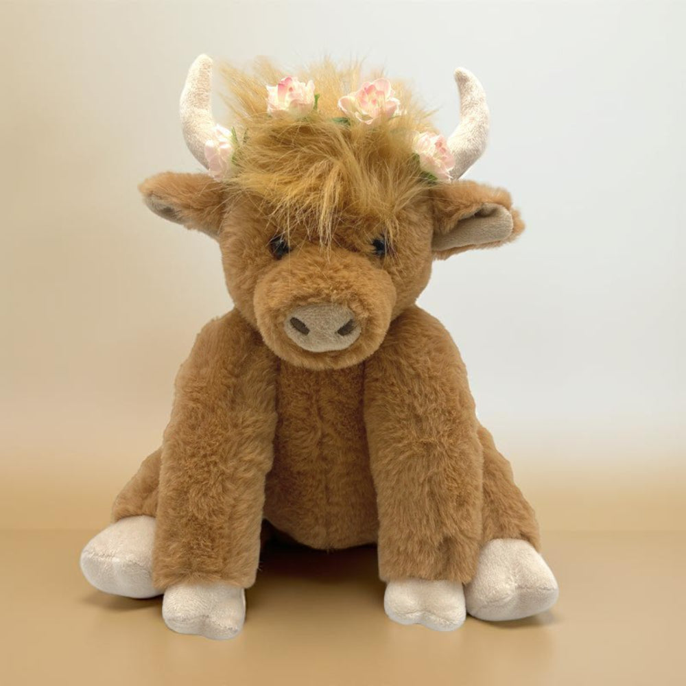 Plush Toy Highland Cow Stuffed Animal Cuddle Gift