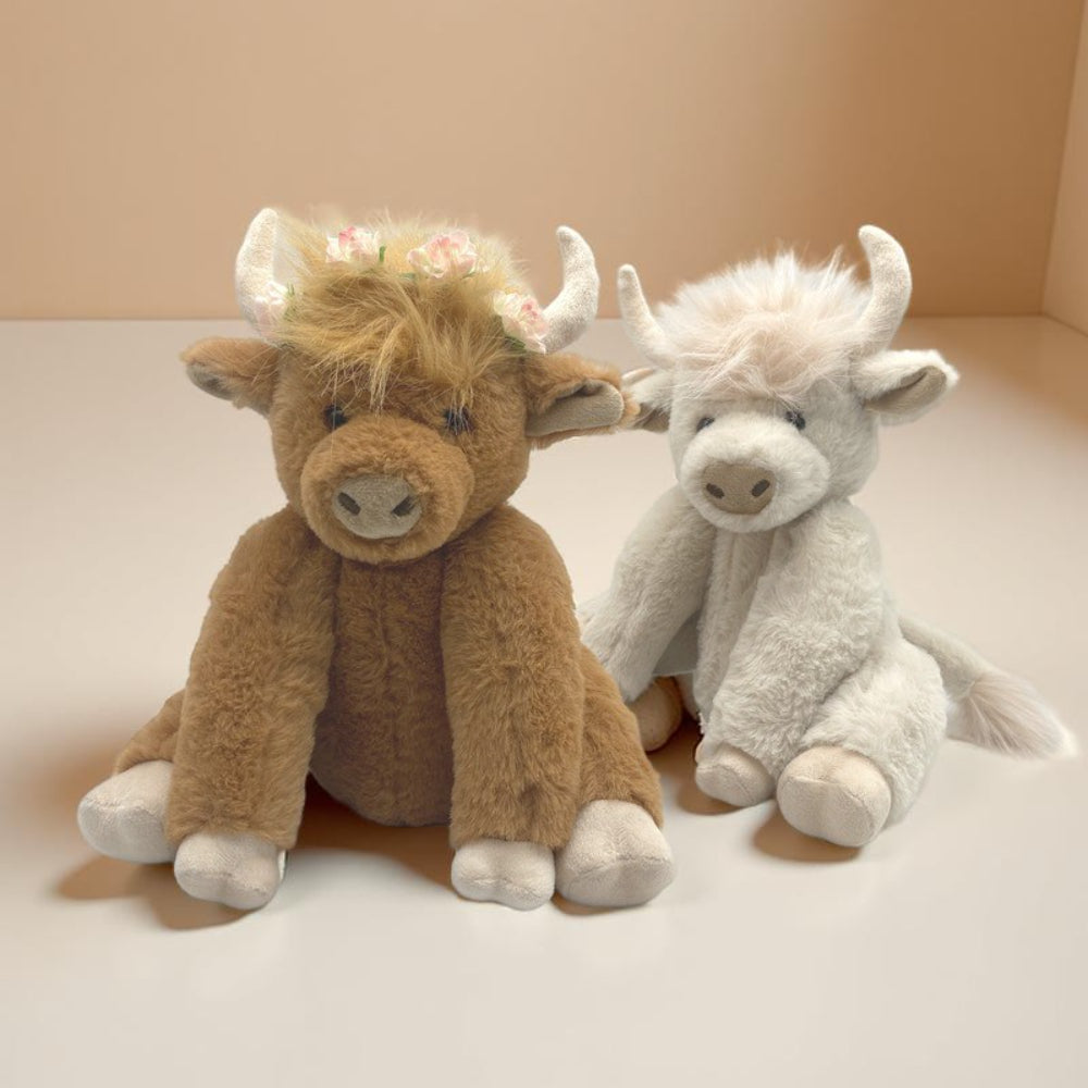 Plush Toy Highland Cow Stuffed Animal Cuddle Gift