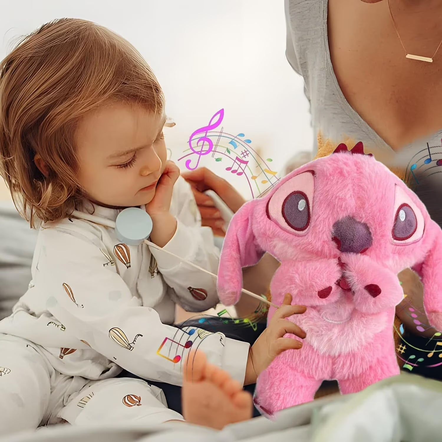 Stuffed Animal Breathing Light Sleep Companion