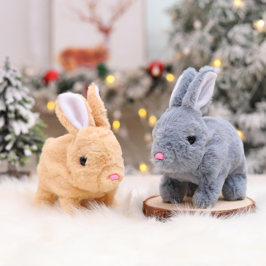 Bunny Stuffed Animal Interactive Hopping Plush Toy