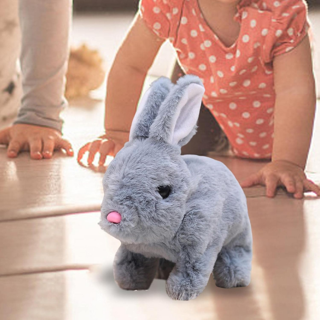 Bunny Stuffed Animal Interactive Hopping Plush Toy
