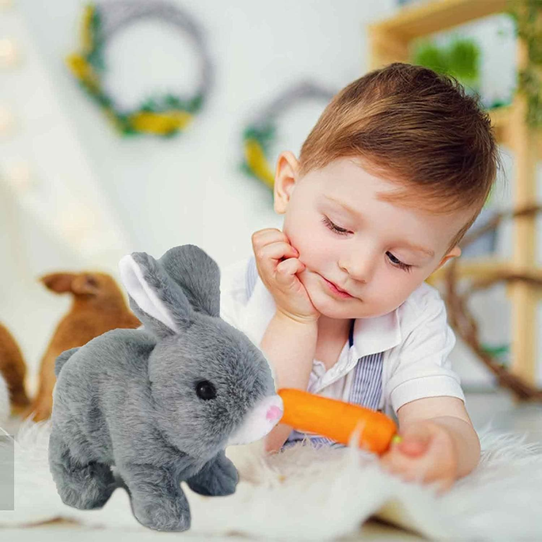 Bunny Stuffed Animal Interactive Hopping Plush Toy