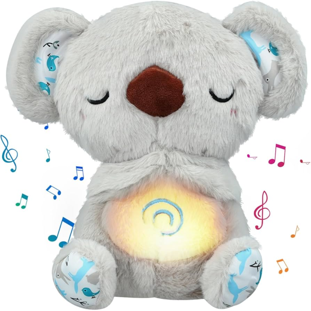 Stuffed Animal Breathing Light Sleep Companion