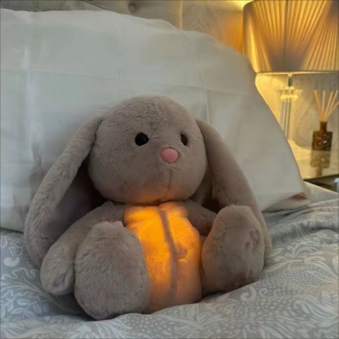 Stuffed Animal Breathing Light Sleep Companion