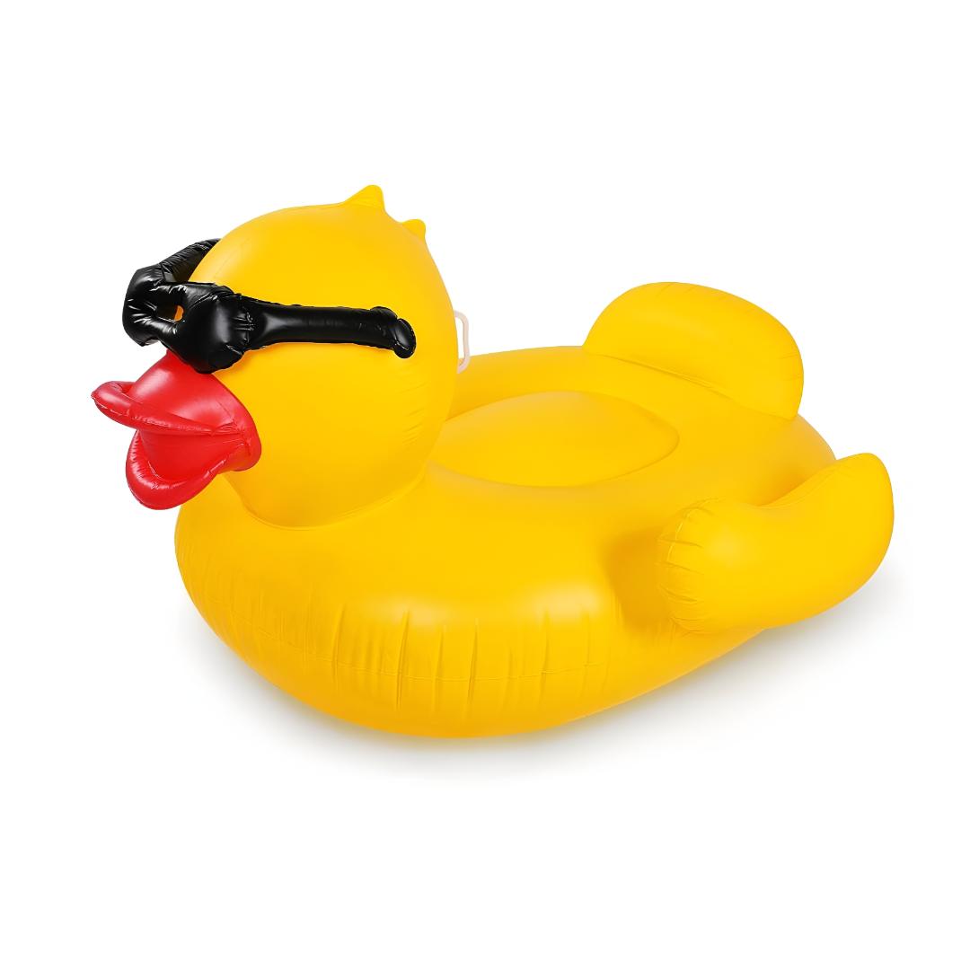 Pool Float Inflatable Duck Ride On Raft Toy