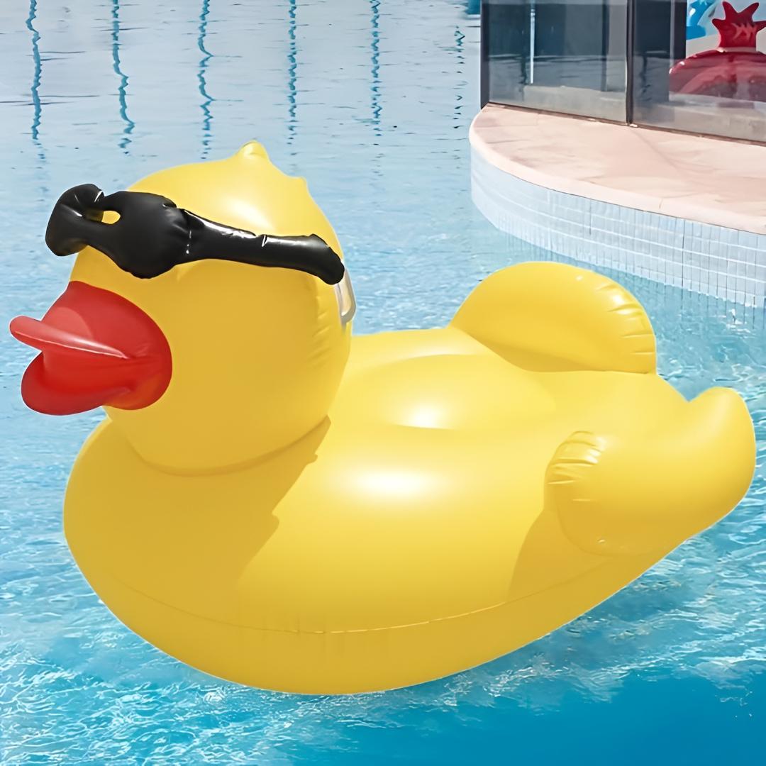 Pool Float Inflatable Duck Ride On Raft Toy