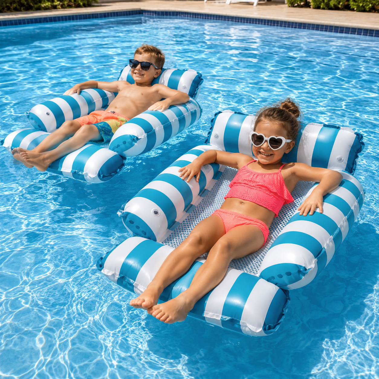 Pool Float Inflatable Lounge Chair Water Hammock