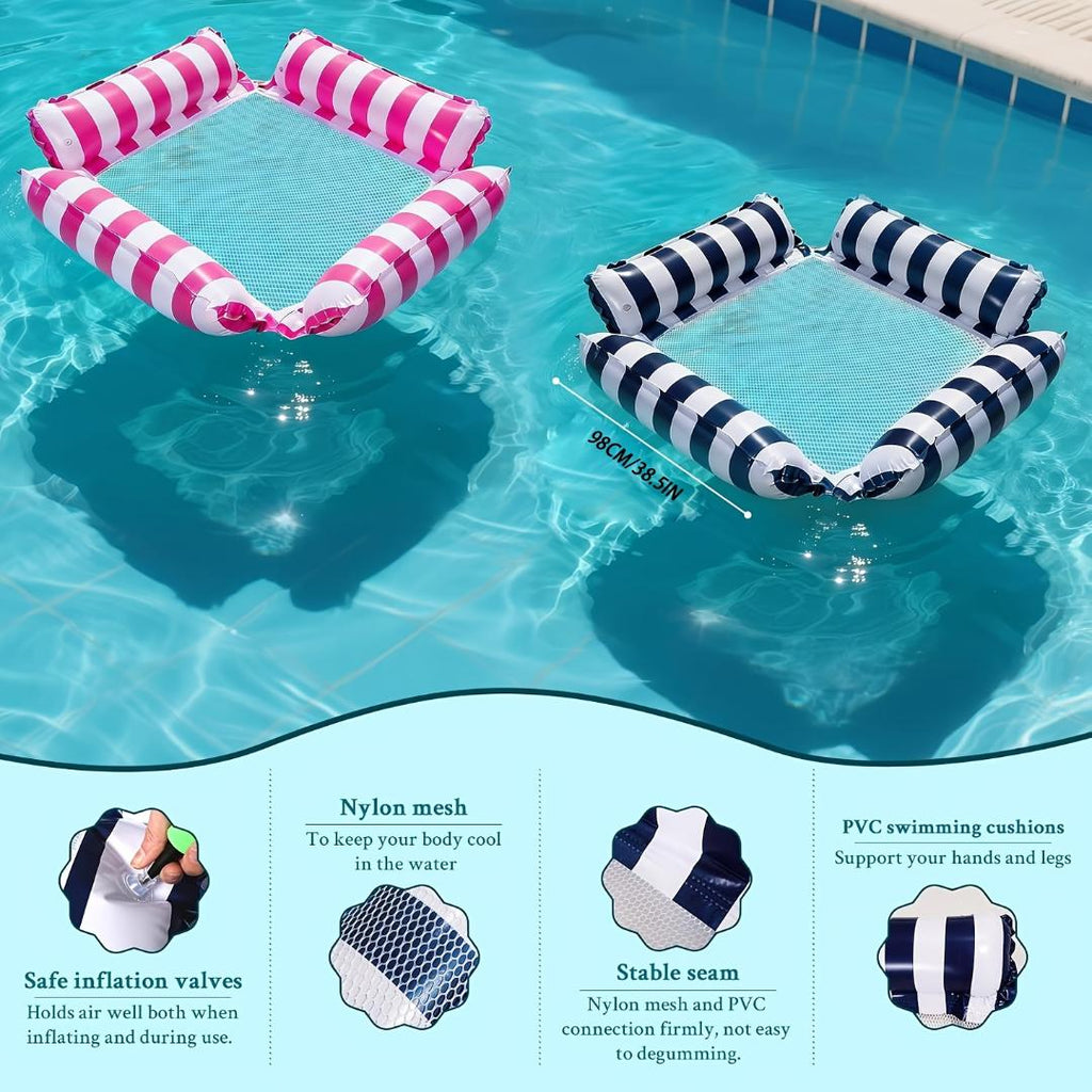 Pool Float Inflatable Lounge Chair Water Hammock