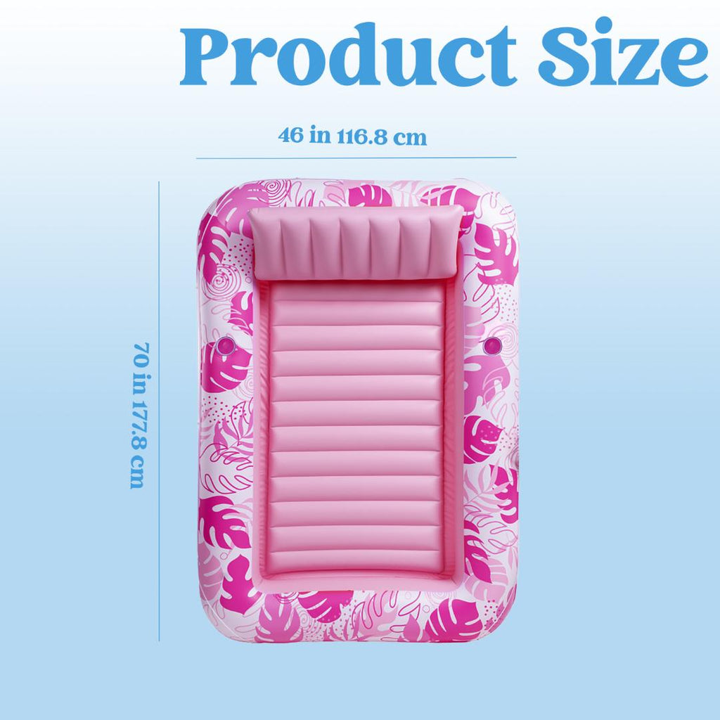 Pool Float Inflatable Tanning Lounger Water Bed