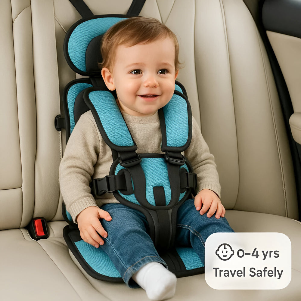 Car Seat Booster Foldable Child Travel Harness Seat