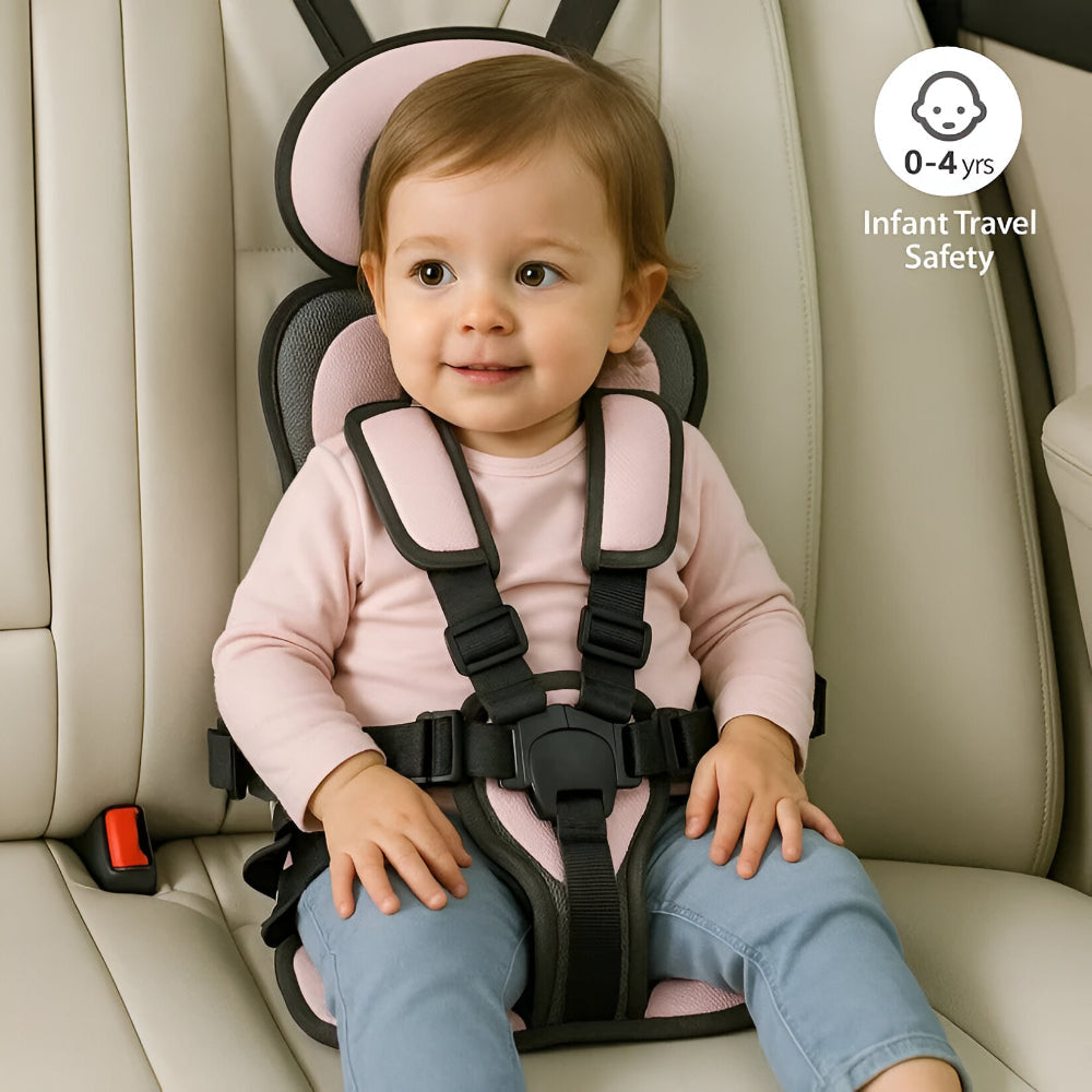 Car Seat Booster Foldable Child Travel Harness Seat