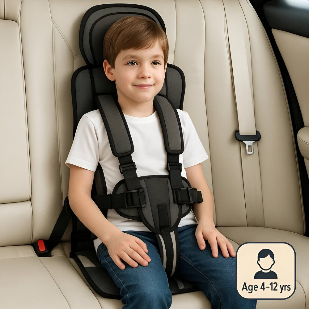 Car Seat Booster Foldable Child Travel Harness Seat