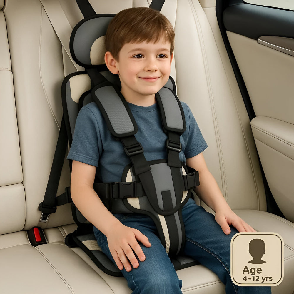 Car Seat Booster Foldable Child Travel Harness Seat