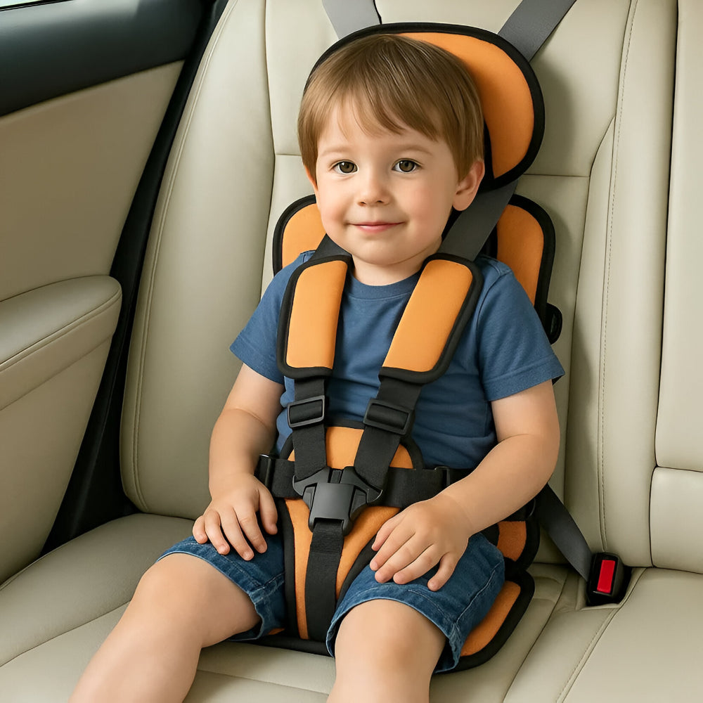 Car Seat Booster Foldable Child Travel Harness Seat