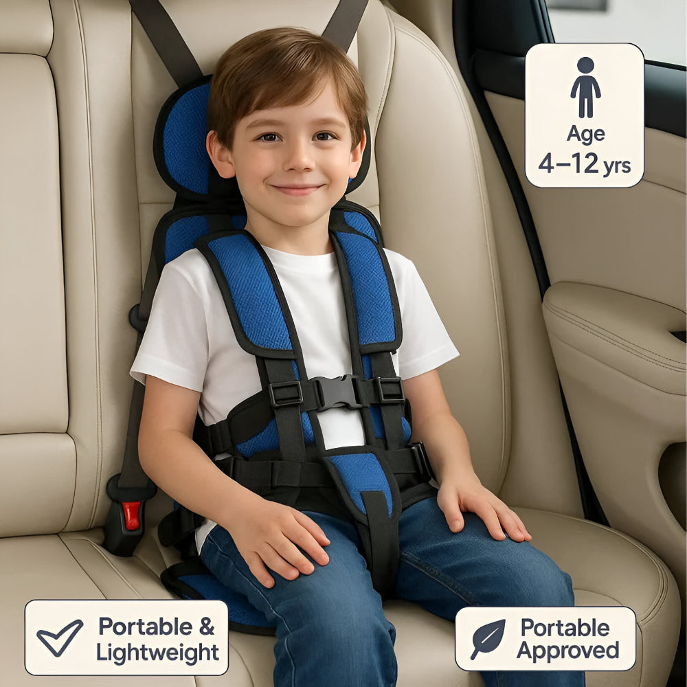 Car Seat Booster Travel Harness Portable Child Seat