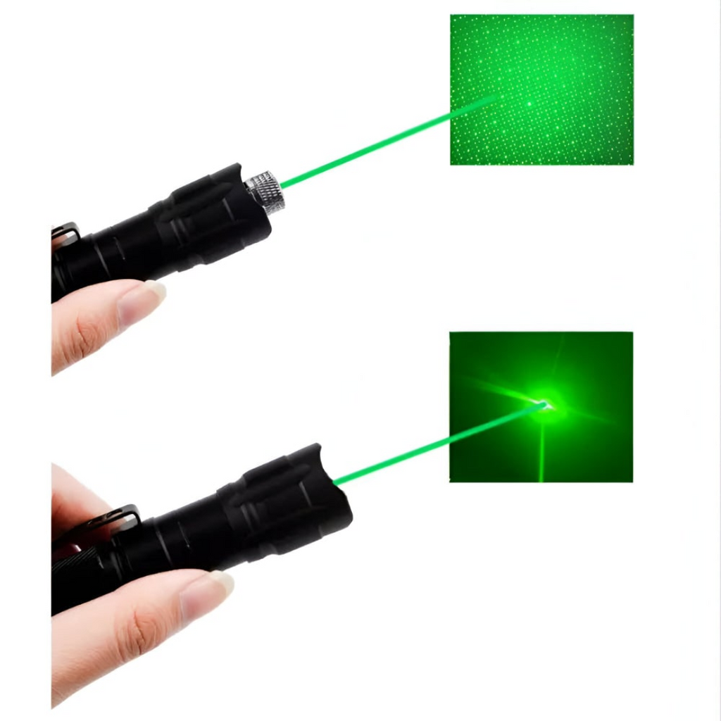 Laser Pointer Rechargeable Adjustable Focus Beam Tool