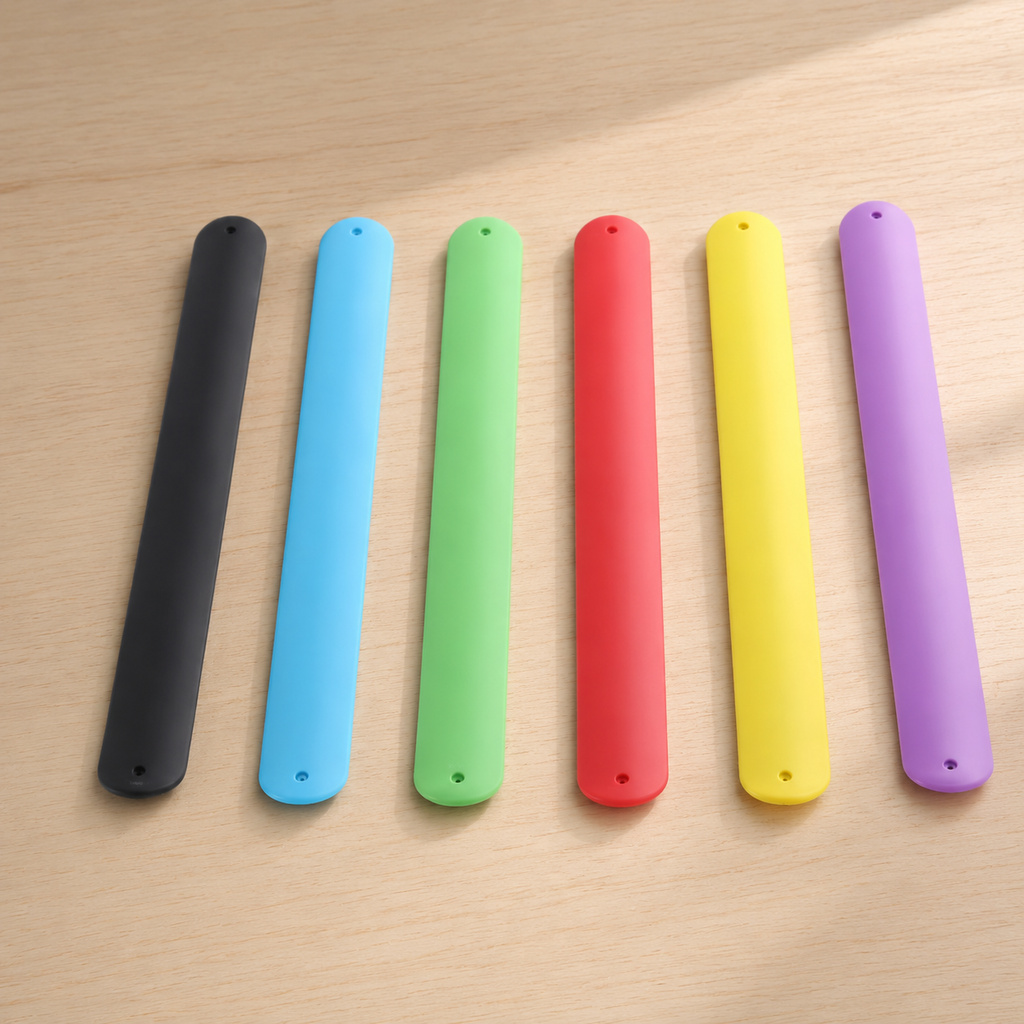 Party Favors Kids Slap Bracelet Colorful Wristband Set